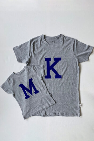 Letters tee – Grey
